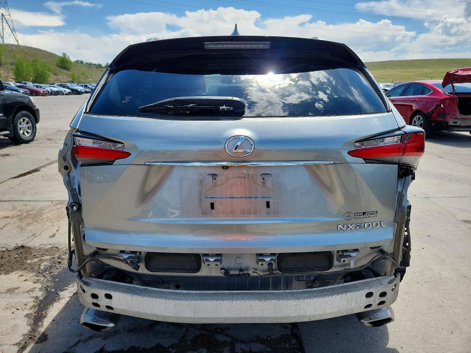 2015 Lexus Nx VIN JTJBARBZ2F2015020 COPART salvage auction — REAR END, Co - Public - Salvage Title, sold $275 on 2026-07-29 (photo 6)
