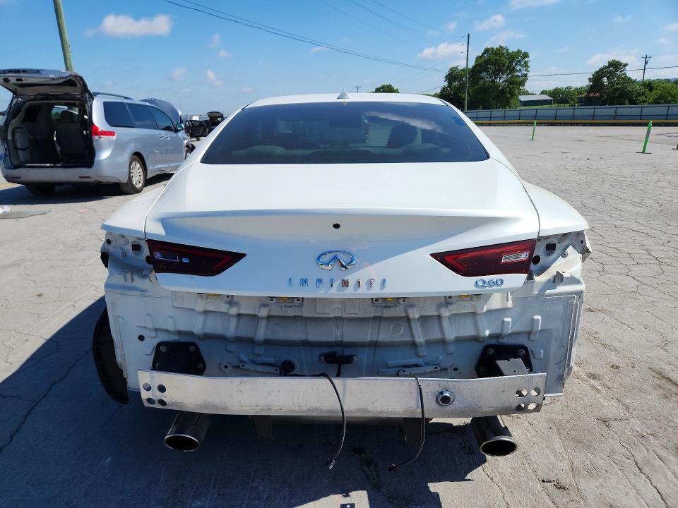 2017 Infiniti Q60 VIN JN1EV7EK3HM360350 COPART salvage auction — REAR END, Tn - Salvage Certificate, sold $7,100 on 2026-08-10 (photo 6)