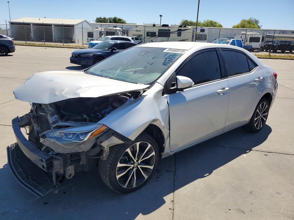 2017 Toyota Corolla VIN 5YFBURHE9HP691371 COPART salvage auction — FRONT END, Ca - Salvage Certificate, sold $1,800 on 2026-07-18 (photo 1)