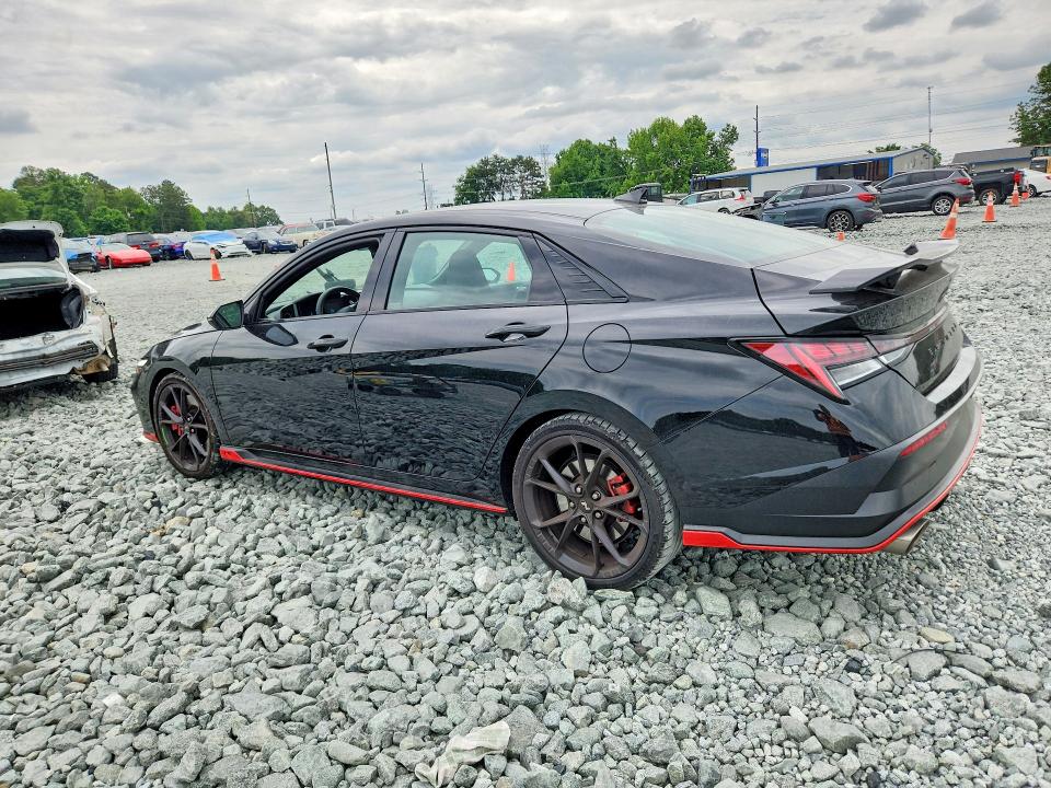2025 Hyundai Elantra VIN KMHLW4DK0SU031657 COPART salvage auction — FRONT END, Nc - Salvage Certificate Of Title, sold $225 on 2026-07-29 (photo 2)