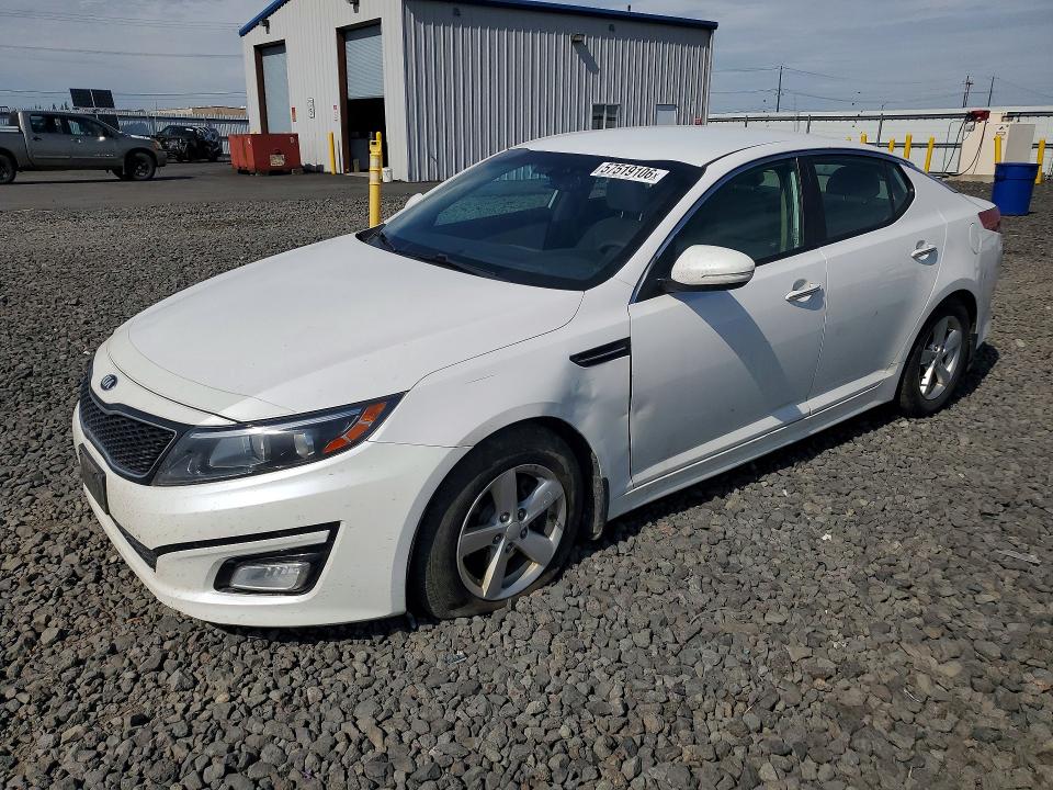 2015 Kia Optima VIN KNAGM4A71F5580633 COPART salvage auction — FRONT END, Wa - Bill Of Sale, sold $925 on 2026-07-08 (photo 1)