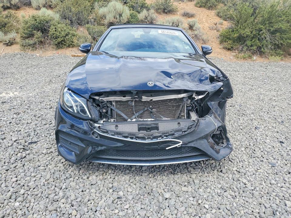 2018 Mercedes-benz E-klasse VIN WDD1K6GB8JF047452 COPART salvage auction — FRONT END, Nv - Salvage Title, sold $8,800 on 2026-07-30 (photo 5)