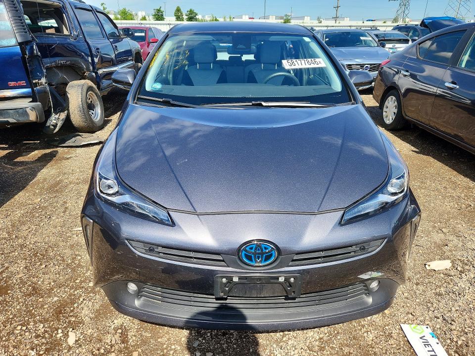 2022 Toyota Prius VIN JTDL9MFU2N3041336 COPART salvage auction — SIDE, Il - Salvage Certificate, sold $9,200 on 2026-07-23 (photo 5)