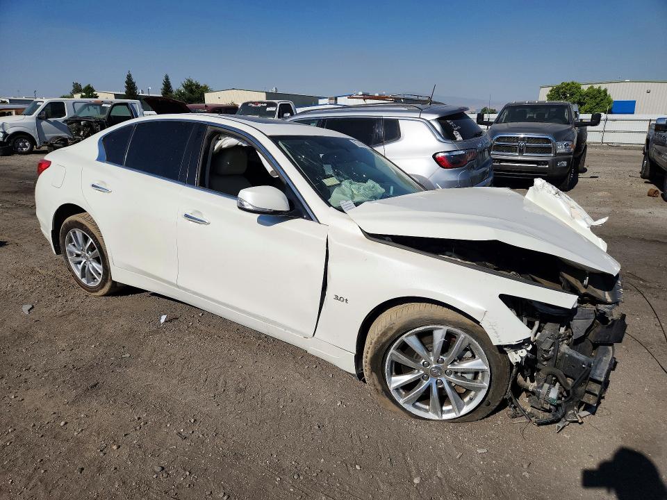 2017 Infiniti Q50 VIN JN1EV7APXHM740044 COPART salvage auction — FRONT END, Ca - Dis/Dlr/Exp Only Clean Title, sold $225 on 2026-07-24 (photo 4)