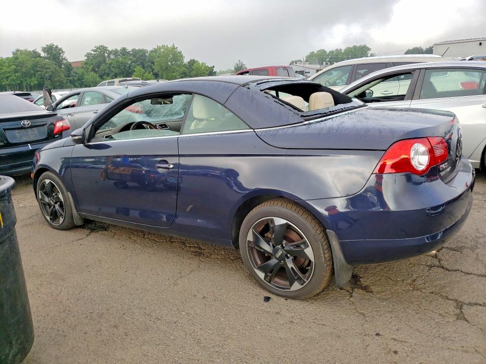2011 Volkswagen Eos VIN WVWBA7AH1BV001201 COPART salvage auction — ROOF, Ct - Cert Of Title-Salvage, sold $475 on 2026-07-02 (photo 2)