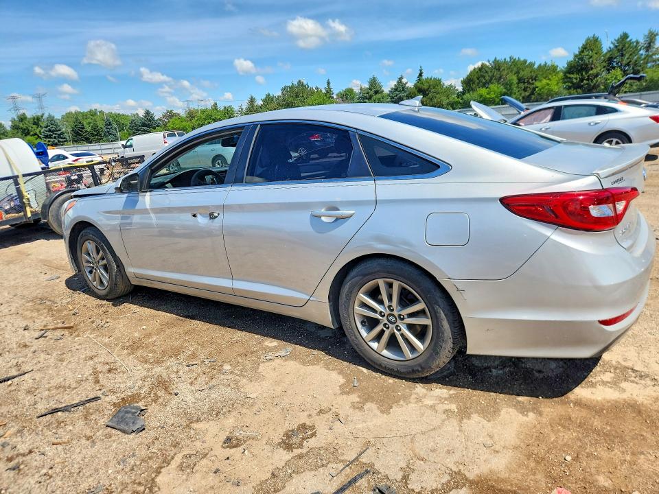 2015 Hyundai Sonata VIN 5NPE24AF9FH160013 COPART salvage auction — FRONT END, Il - Salvage Certificate, sold $275 on 2026-07-28 (photo 2)
