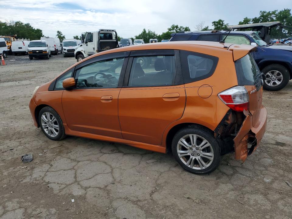 2010 Honda Fit VIN JHMGE8H43AS021497 COPART salvage auction — REAR END, Md - Cert Of Salvage > 75% Damage, sold $900 on 2026-07-28 (photo 2)
