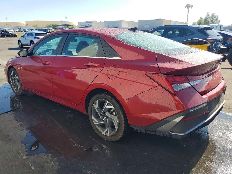 2025 Hyundai Elantra VIN KMHLS4DG9SU888082 COPART salvage auction — MINOR DENT/SCRATCHES, NV - CERTIFICATE OF TITLE, sold $13,600 on 2026-07-23 (photo 2)