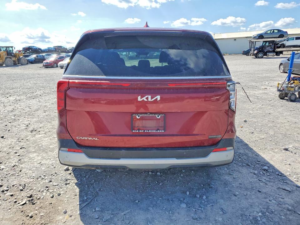 2025 Kia Carnival VIN KNDNB5K30S6478049 COPART salvage auction — FRONT END, Tn - Salvage Certificate, sold $12,400 on 2026-07-30 (photo 6)