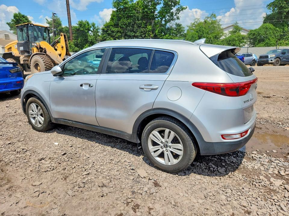2017 Kia Sportage VIN KNDPM3AC6H7163655 COPART salvage auction — VANDALISM, Pa - Certificate Of Salvage, sold $2,300 on 2026-07-06 (photo 2)