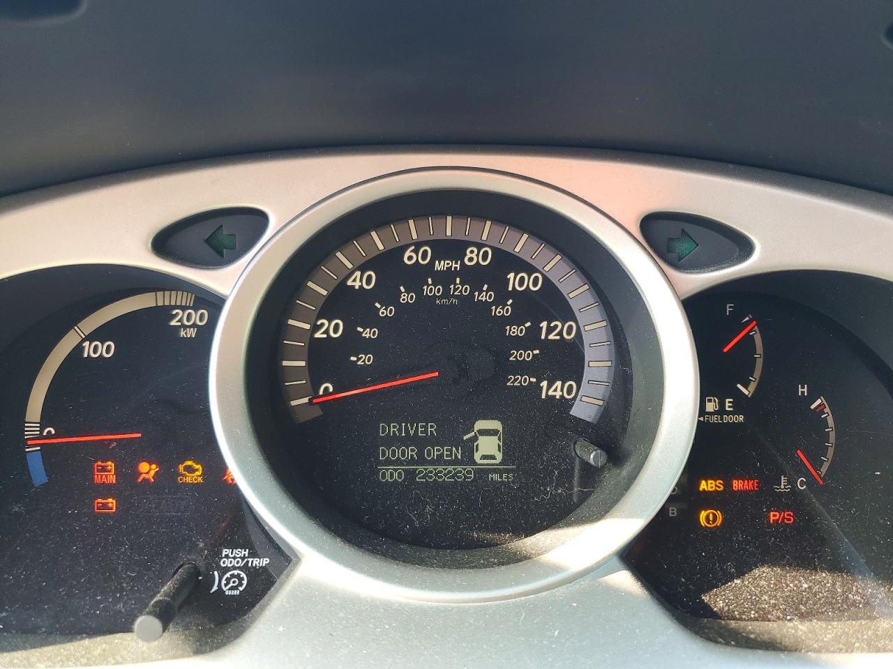 2006 Toyota Highlander Hybrid VIN JTEEW21A460020621 COPART salvage auction — Front End, PA - CERT OF TITLE, sold $400 on 2026-07-09 (photo 9)