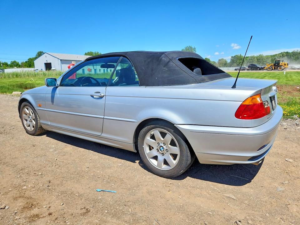2001 BMW 3 series VIN WBABS33481JY41155 COPART salvage auction — HAIL, Oh - Cert Of Title-Salvage, sold $1,050 on 2026-07-09 (photo 2)