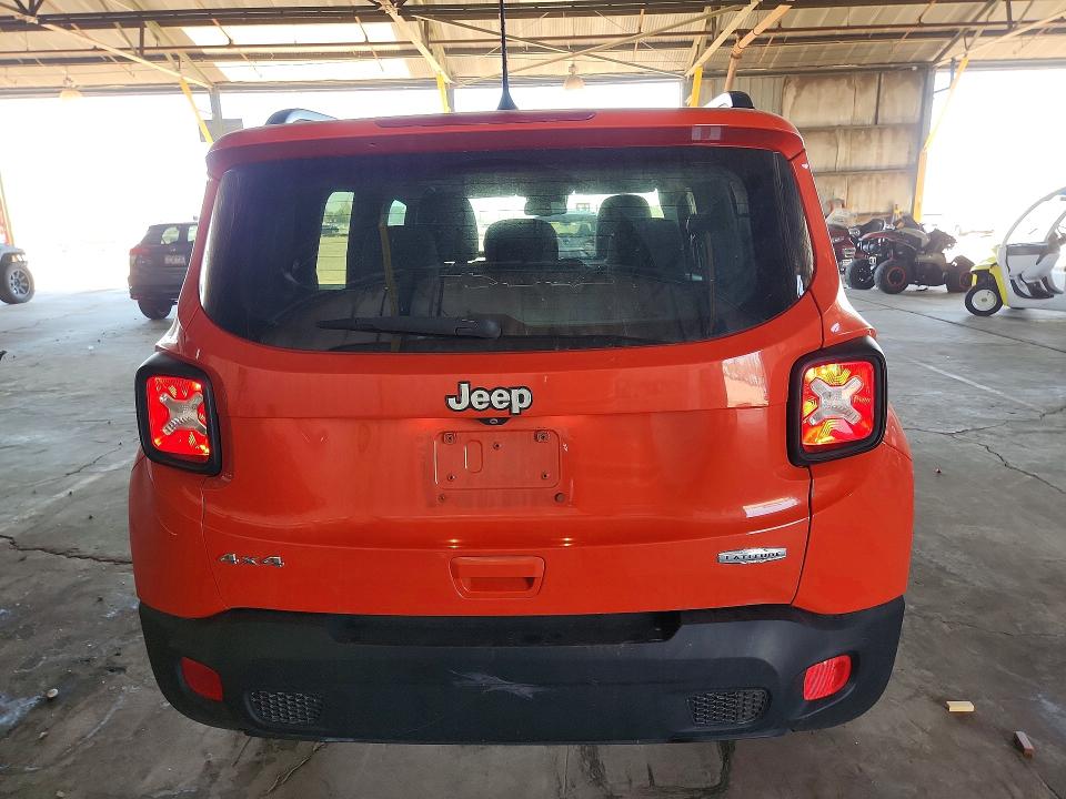 2018 Jeep VIN ZACCJBBB9JPJ08680 COPART salvage auction — FRONT END, AZ - CERT OF TITLE - SALVAGE, sold $450 on 2026-07-29 (photo 6)