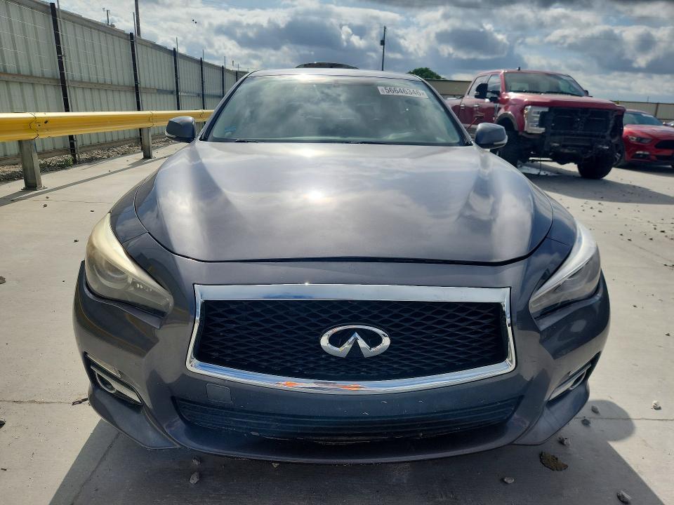 2014 Infiniti Q50 VIN JN1BV7AP8EM677668 COPART salvage auction — SIDE, Tx - Salvage Vehicle Title, sold $900 on 2026-07-24 (photo 5)