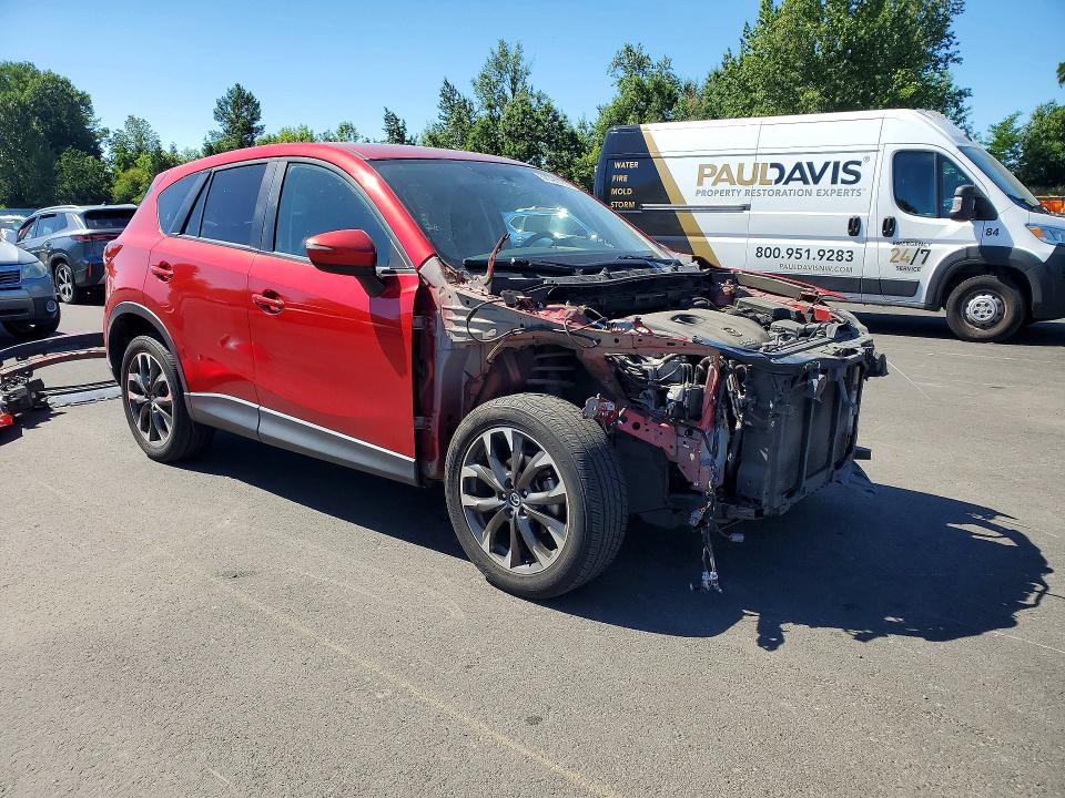 2016 Mazda Cx-5 VIN JM3KE4DY8G0777240 COPART salvage auction — FRONT END, Or - Salvage Title Certificate, sold $125 on 2026-07-27 (photo 4)