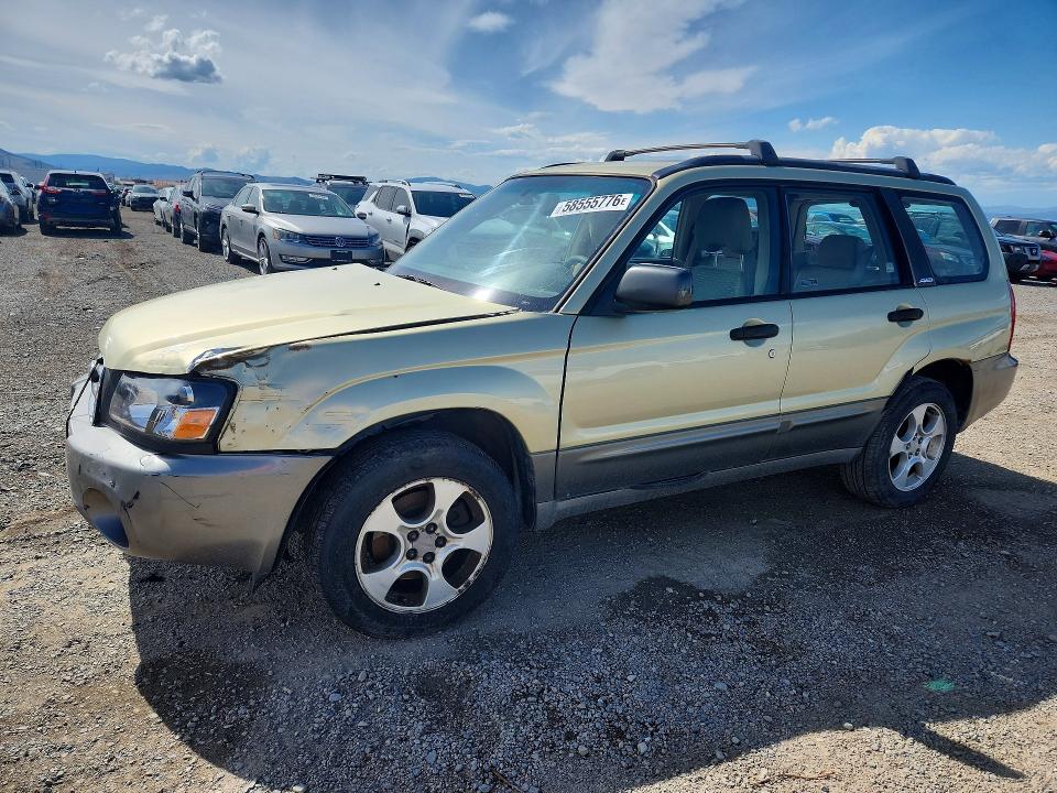 2003 Subaru Forester VIN JF1SG65683H720498 COPART salvage auction — FRONT END, Mt - Certificate Of Title, sold $200 on 2026-07-14 (photo 1)