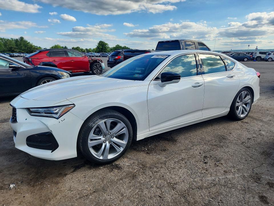 2021 Acura Tlx VIN 19UUB6F41MA002902 COPART salvage auction — SIDE, Pa - Certificate Of Salvage, sold $7,900 on 2026-07-17 (photo 1)