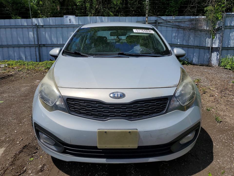 2013 Kia Rio VIN KNADM4A38D6100336 COPART salvage auction — UNDERCARRIAGE, On - Permit No Brand - Unfit, sold $250 on 2026-07-02 (photo 5)