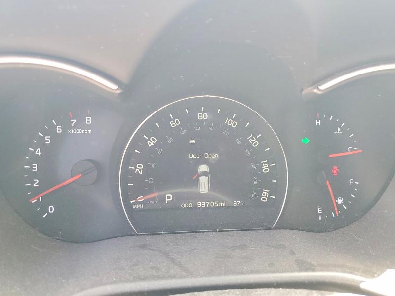 2014 Kia VIN 5XYKW4A7XEG498266 COPART salvage auction — FRONT END, Fl - Cert Of Title Slvg Rebuildable, sold $2,350 on 2026-07-14 (photo 9)