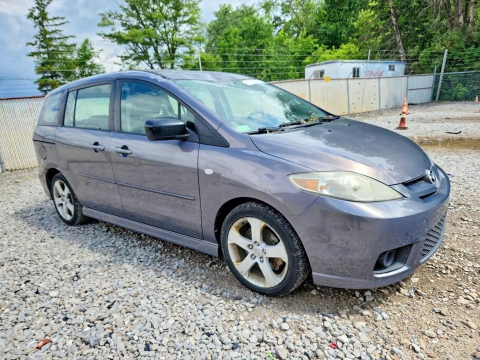 2007 Mazda 5 VIN JM1CR293370153929 COPART salvage auction — ROOF, OH - CERT OF TITLE-SALVAGE, sold $300 on 2026-07-08 (photo 4)