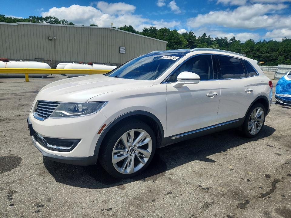 2018 Lincoln Mkx VIN 2LMPJ8LR8JBL19280 COPART salvage auction — WATER/FLOOD, Wv - Salvage Cert - Flood Damaged, sold $4,650 on 2026-07-02 (photo 1)