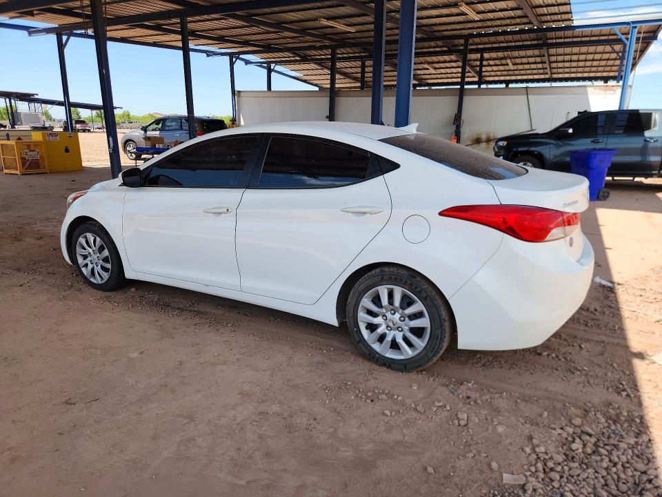2012 Hyundai Elantra VIN 5NPDH4AE1CH150959 COPART salvage auction — VANDALISM, AZ - CERT OF TITLE - SALVAGE, sold $1,100 on 2026-07-02 (photo 2)