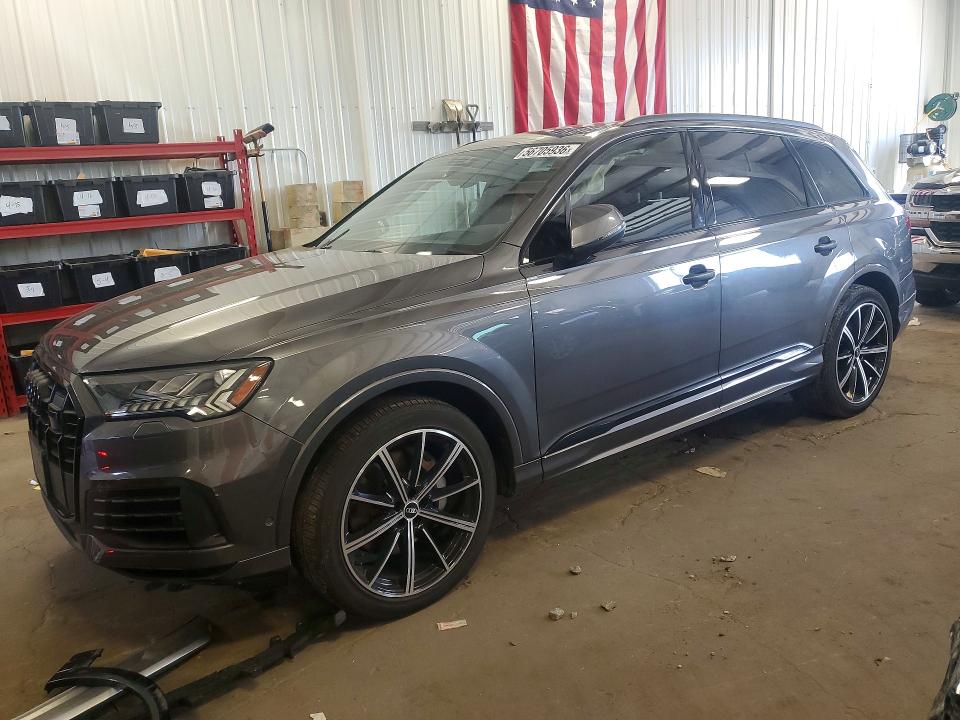 2021 Audi Q7 VIN WA1VXAF76MD035095 COPART salvage auction — SIDE, Mn - Cert Of Title-Salvage, sold $17,500 on 2026-07-28 (photo 1)