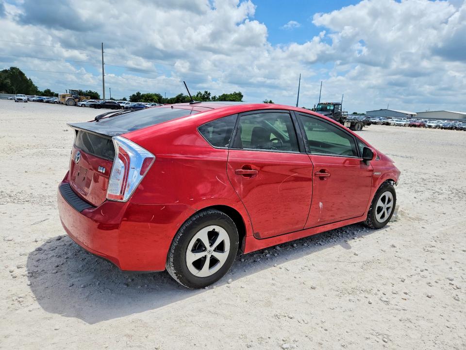 2015 Toyota Prius VIN JTDKN3DU3F1906557 COPART salvage auction — FRONT END, Tx - Salvage Vehicle Title, sold $2,600 on 2026-08-13 (photo 3)