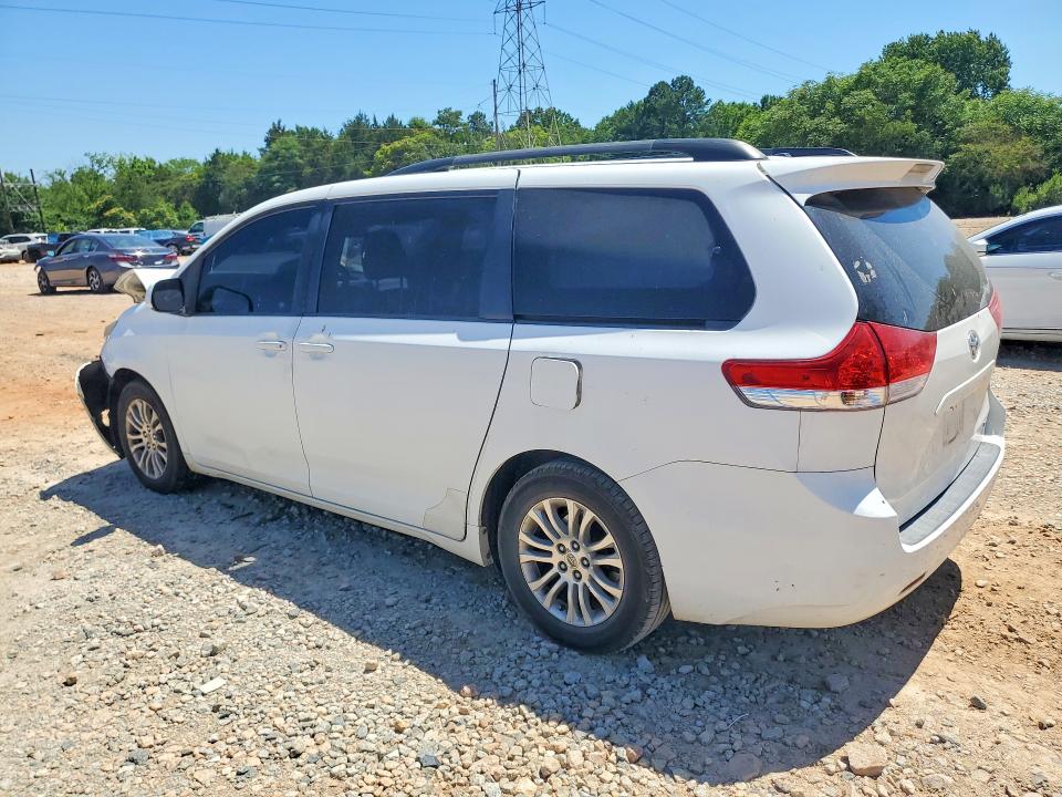 2012 Toyota VIN 5TDYK3DC1CS191965 COPART salvage auction — FRONT END, NC - SALVAGE CERTIFICATE OF TITLE, sold $175 on 2026-07-27 (photo 2)