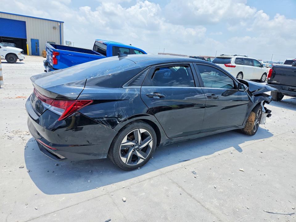 2022 Hyundai VIN KMHLN4AG0NU347258 COPART salvage auction — FRONT END, Tx - Salvage Vehicle Title, sold $2,100 on 2026-07-14 (photo 3)