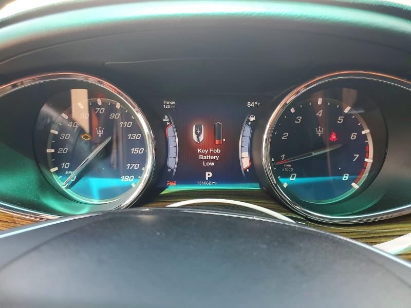 2014 Maserati Quattroporte VIN ZAM56RRA3E1116987 COPART salvage auction — FRONT END, Ga - Cert Of Title-Salvage Court Or, sold $2,800 on 2026-07-24 (photo 8)
