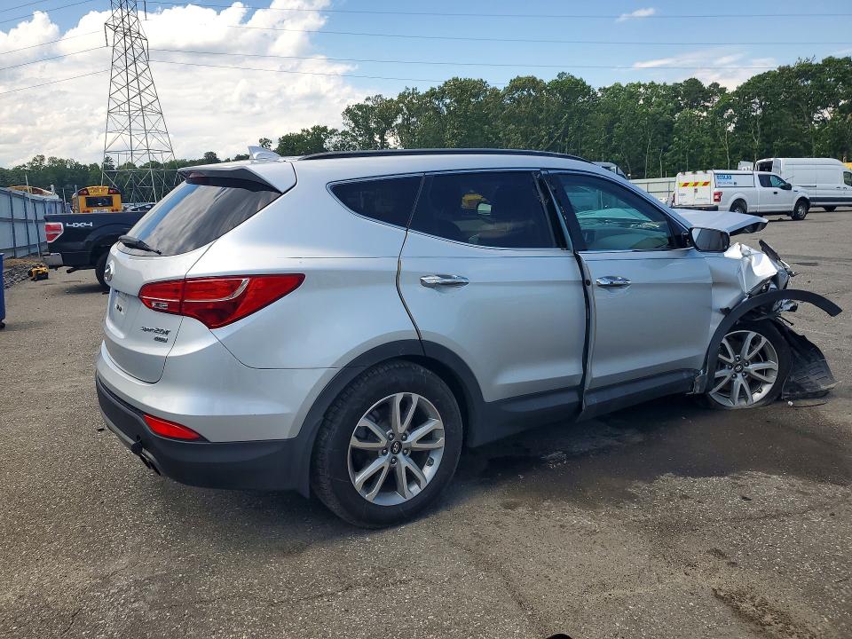 2016 Hyundai Santa fe VIN 5XYZUDLA7GG309136 COPART salvage auction — FRONT END, Nj - Cert Of Title-Salvage, sold $150 on 2026-07-28 (photo 3)