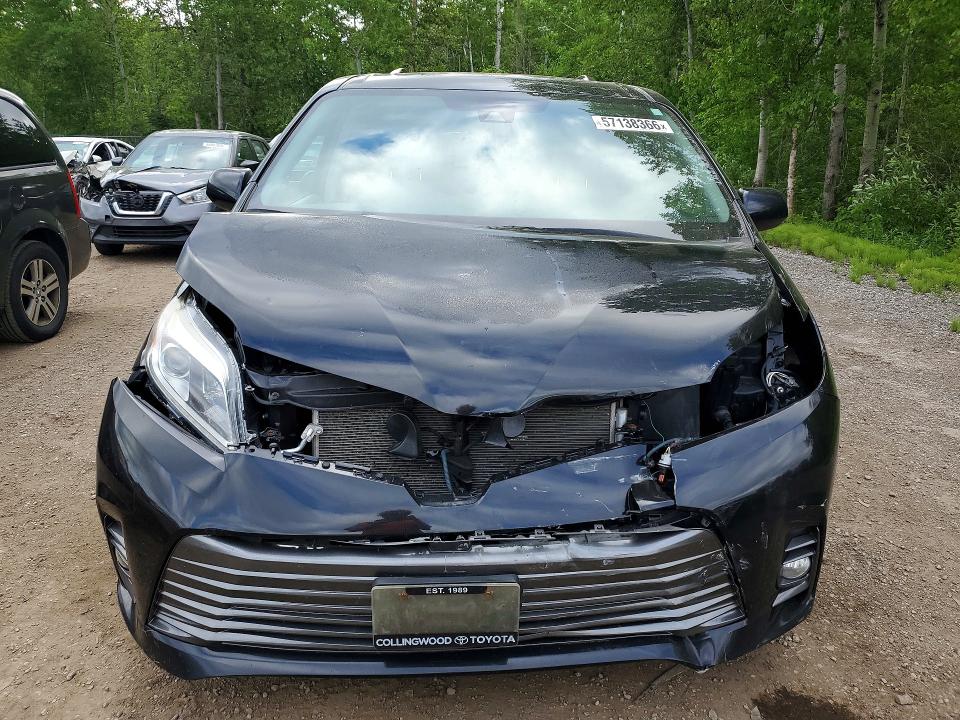 2020 Toyota Sienna VIN 5TDDZ3DC5LS228722 COPART salvage auction — FRONT END, ON - PERMIT SALVAGE, sold $3,400 on 2026-07-30 (photo 5)