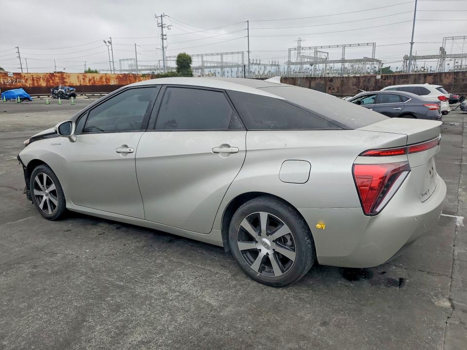 2017 Toyota VIN JTDBVRBD1HA002053 COPART salvage auction — FRONT END, Ca - Salvage Certificate, sold $200 on 2026-07-08 (photo 2)