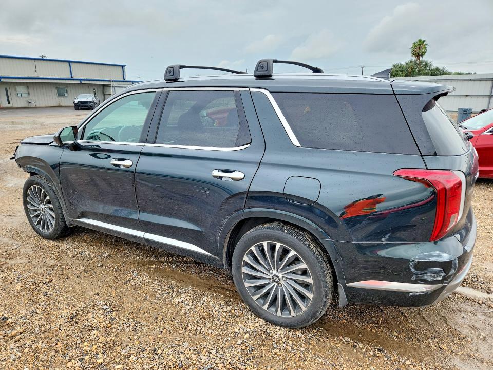 2023 Hyundai Palisade VIN KM8R7DGE2PU631648 COPART salvage auction — FRONT END, Tx - Salvage Vehicle Title, sold $12,300 on 2026-08-19 (photo 2)