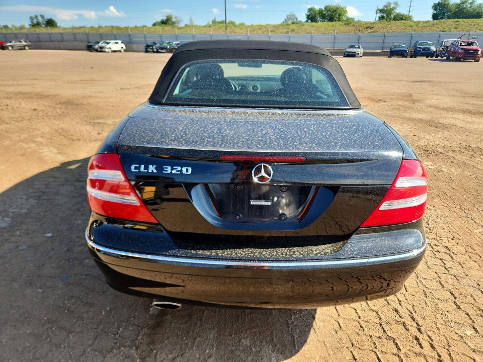 2004 Mercedes-benz Clk-klasse VIN WDBTK65G24T023850 COPART salvage auction — FRONT END, Co - Salvage Title, sold $1,350 on 2026-08-12 (photo 6)
