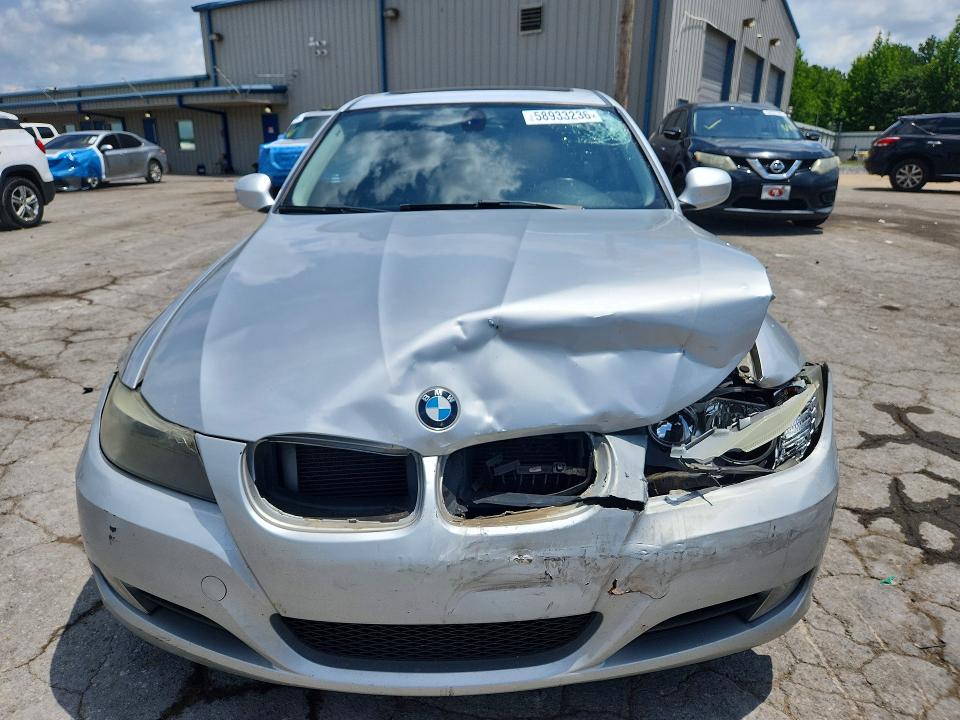 2011 BMW 3 series VIN WBAPH7G51BNN06523 COPART salvage auction — FRONT END, Tn - Certificate Of Title, sold $525 on 2026-07-07 (photo 5)