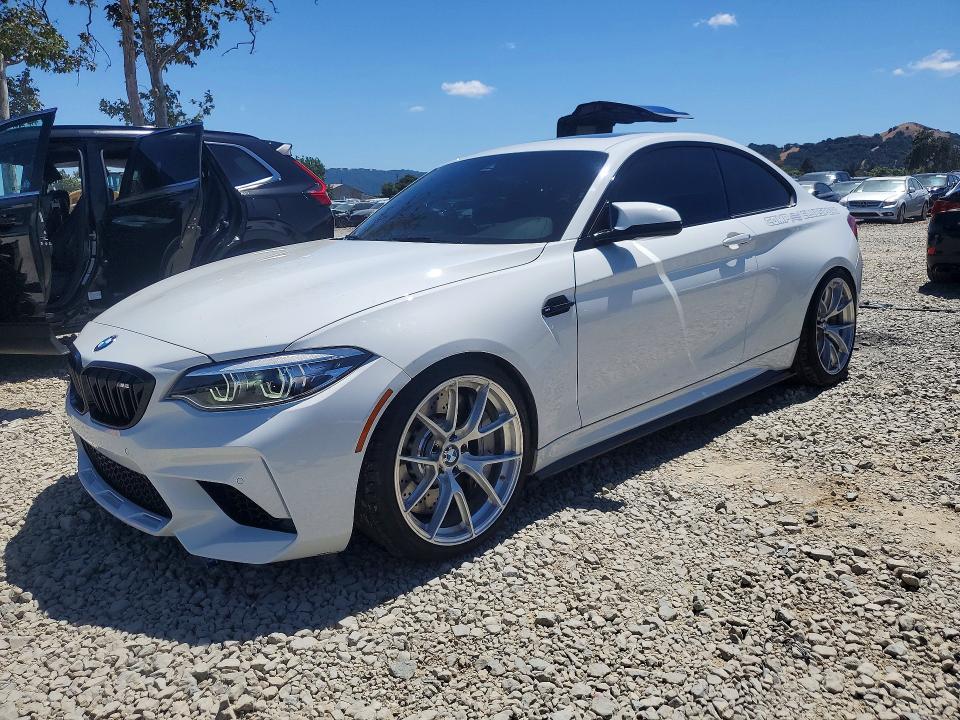 2021 BMW M2 VIN WBS2U7C07M7J69407 COPART salvage auction — UNDERCARRIAGE, CA - SALVAGE CERTIFICATE, sold $19,200 on 2026-07-28 (photo 1)