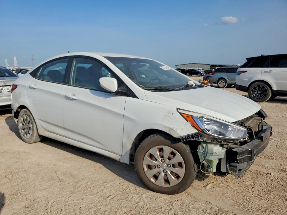2016 Hyundai Accent VIN KMHCT4AE5GU990664 COPART salvage auction — FRONT END, Mt - Certificate Of Title, sold $350 on 2026-07-10 (photo 4)