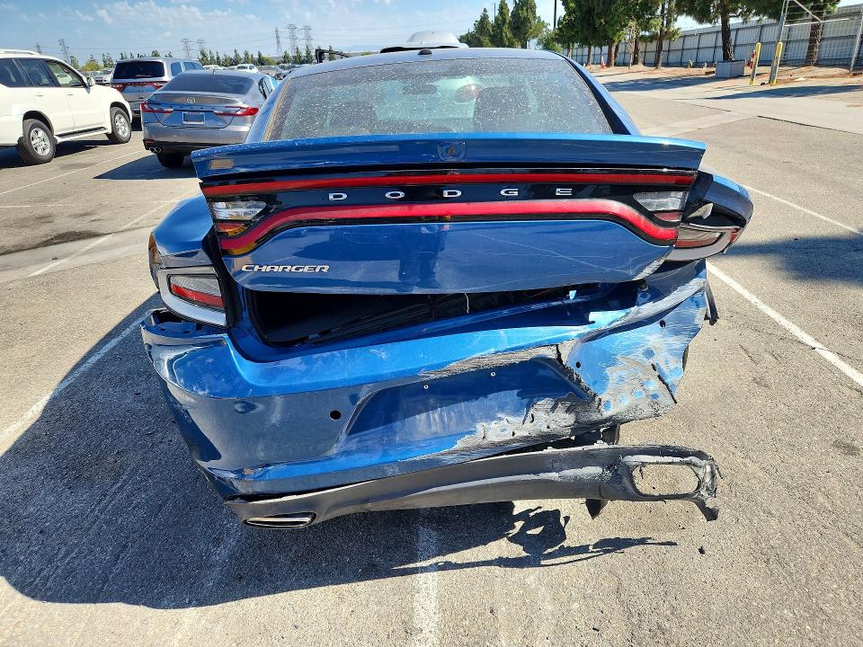 2022 Dodge Charger VIN 2C3CDXBG0NH220069 COPART salvage auction — REAR END, Ca - Dis/Dlr/Exp Only Clean Title (P), sold $4,950 on 2026-07-02 (photo 6)
