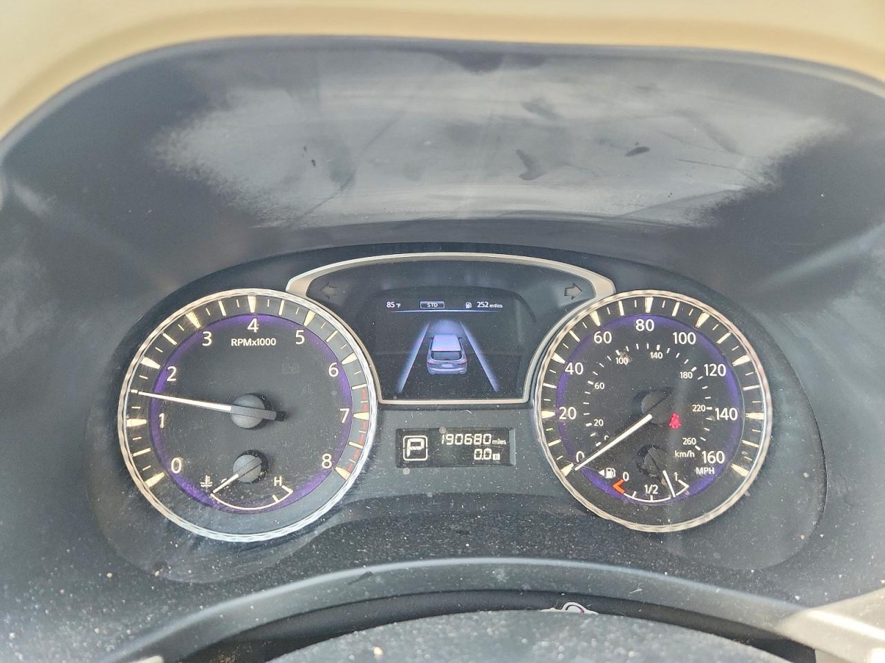 2015 Infiniti QX60 VIN 5N1AL0MNXFC511414 COPART salvage auction — Side, TX - SALVAGE VEHICLE TITLE, sold $750 on 2026-07-09 (photo 9)
