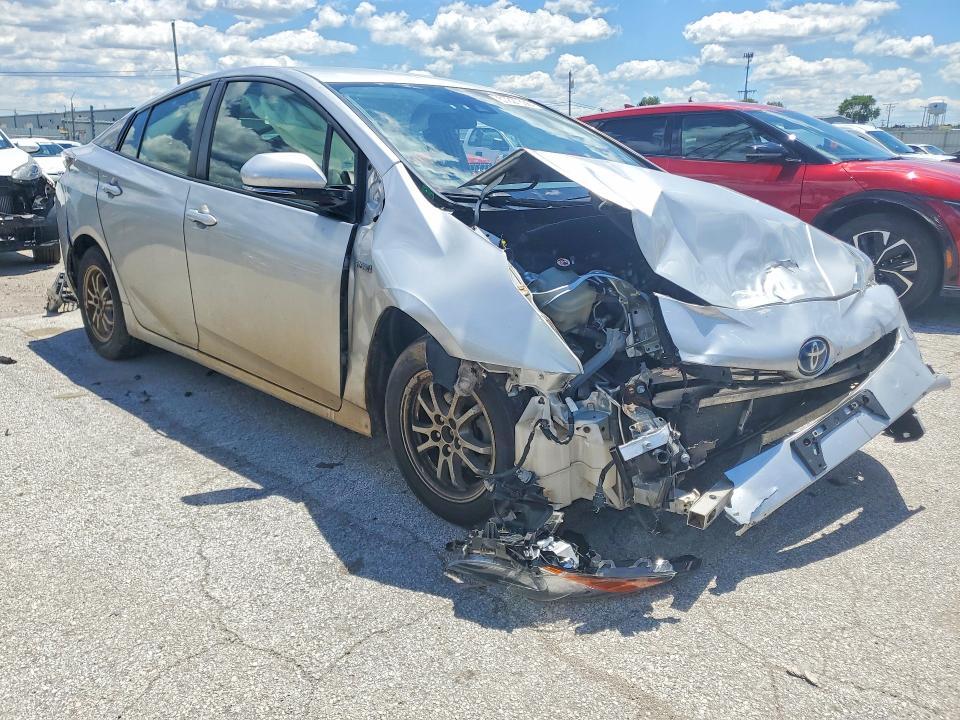 2017 Toyota Prius VIN JTDKBRFU6H3046489 COPART salvage auction — FRONT END, In - Certificate Of Title, sold $2,100 on 2026-07-27 (photo 4)