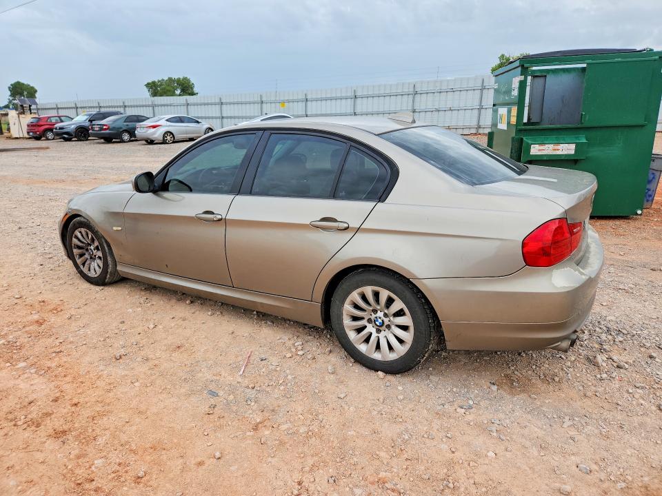 2009 BMW 3 series VIN WBAPH77529NL83910 COPART salvage auction — FRONT END, OK - CERT OF TITLE-SALVAGE, sold $400 on 2026-07-28 (photo 2)