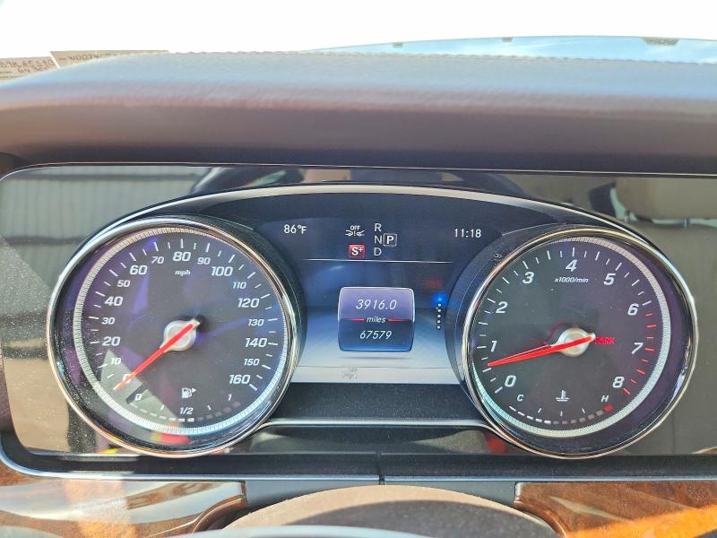 2019 Mercedes-benz E-klasse VIN WDDZH6JB9KA559133 COPART salvage auction — FRONT END, Pa - Certificate Of Salvage, sold $9,300 on 2026-07-14 (photo 9)