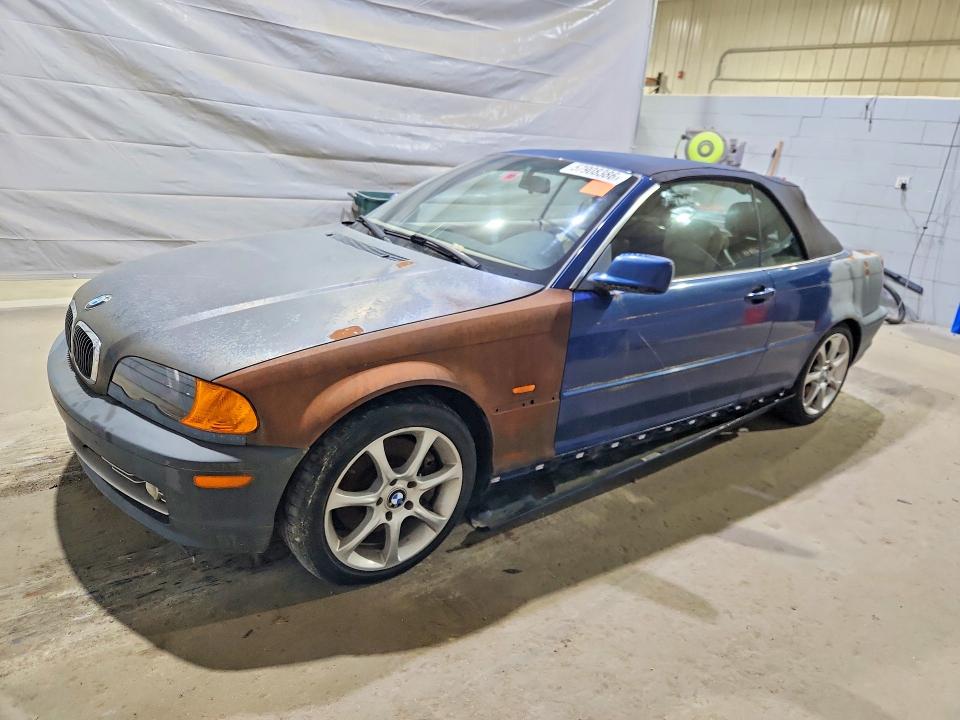 2001 BMW 3 series VIN WBABS53481EV87922 COPART salvage auction — FRONT END, NH - CERTIFICATE OF TITLE, sold $300 on 2026-07-16 (photo 1)