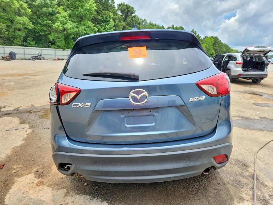 2016 Mazda Cx-5 VIN JM3KE2CY3G0874349 COPART salvage auction — ROLLOVER, LA - CERT OF TITLE-SALVAGE, sold $700 on 2026-07-02 (photo 6)