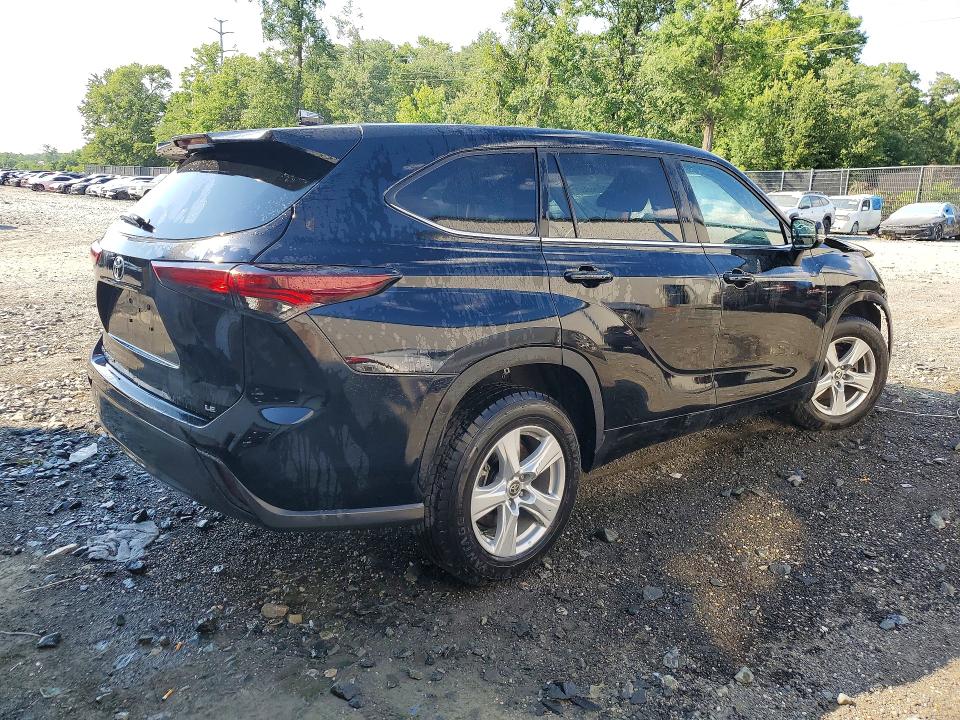 2025 Toyota Highlander VIN 5TDKDRAH3SS554722 COPART salvage auction — FRONT END, Ma - Certificate Of Title, sold $18,000 on 2026-07-08 (photo 3)