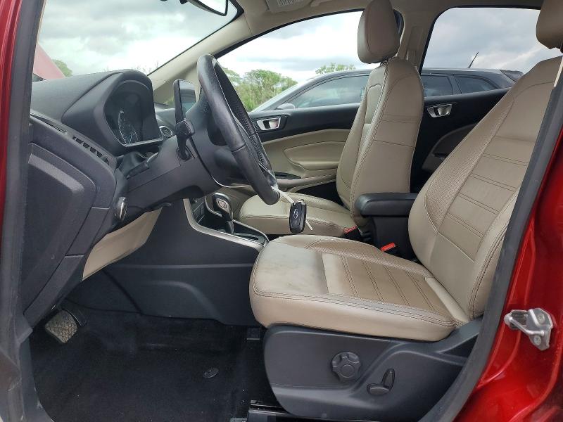 2019 Ford Ecosport VIN MAJ6S3KL4KC309278 COPART salvage auction — FRONT END, Ia - Cert Of Title-Salvage Title, sold $1,150 on 2026-07-10 (photo 7)
