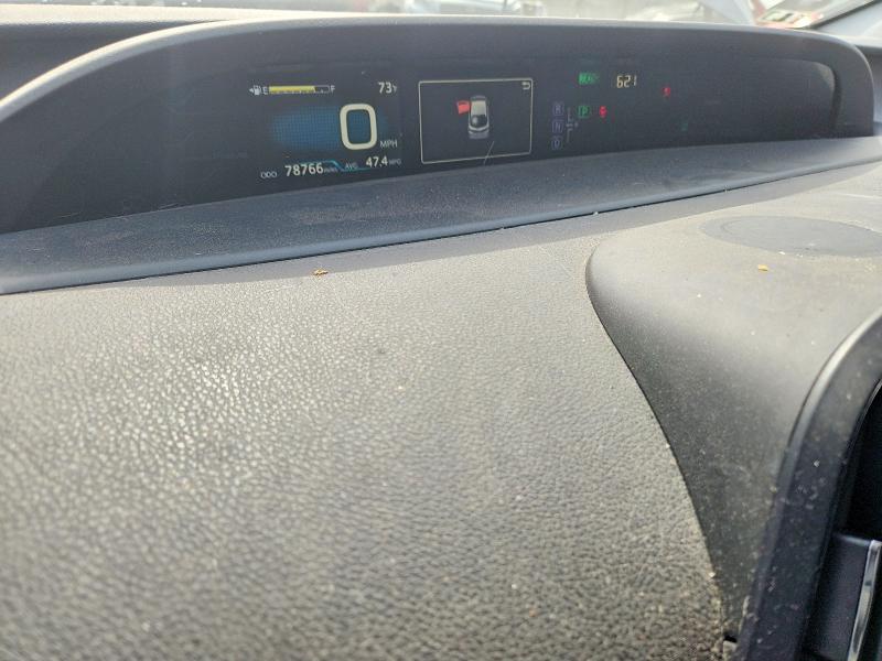 2018 Toyota Prius prime VIN JTDKARFP4J3104358 COPART salvage auction — SIDE, CA - CERTIFICATE OF TITLE, sold $2,100 on 2026-07-21 (photo 9)