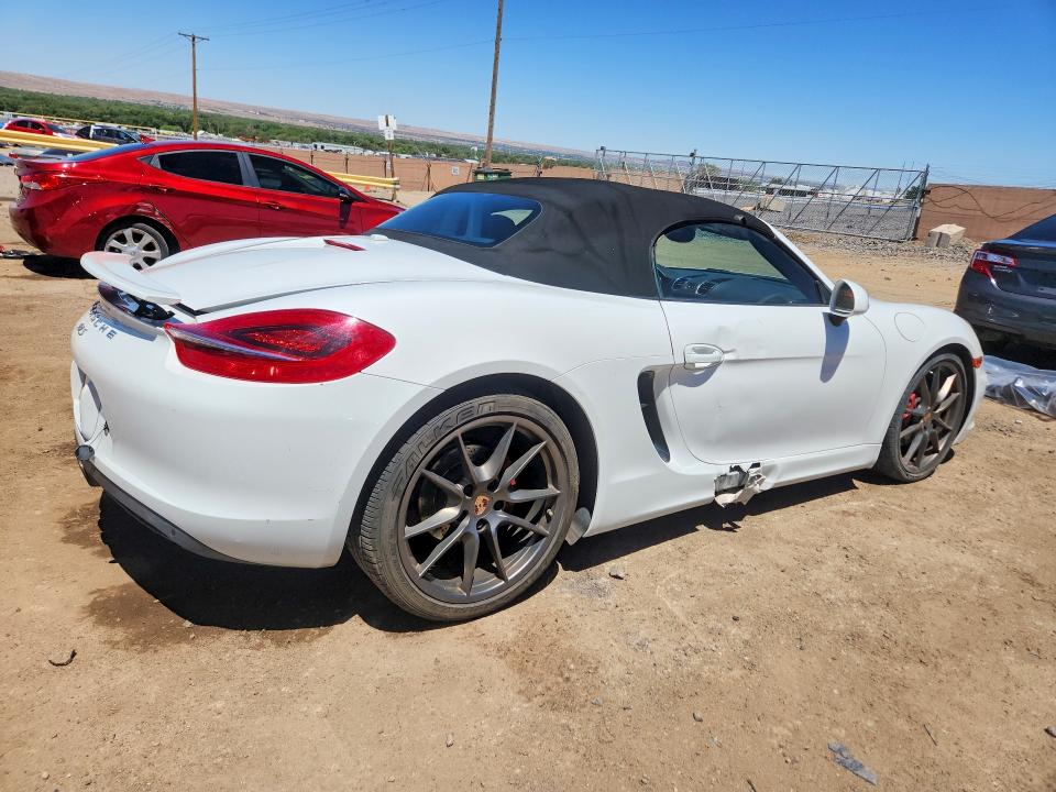 2014 Porsche Boxster VIN WP0CB2A82ES141350 COPART salvage auction — SIDE, Nm - Cert Of Title-Salvage, sold $300 on 2026-07-02 (photo 3)